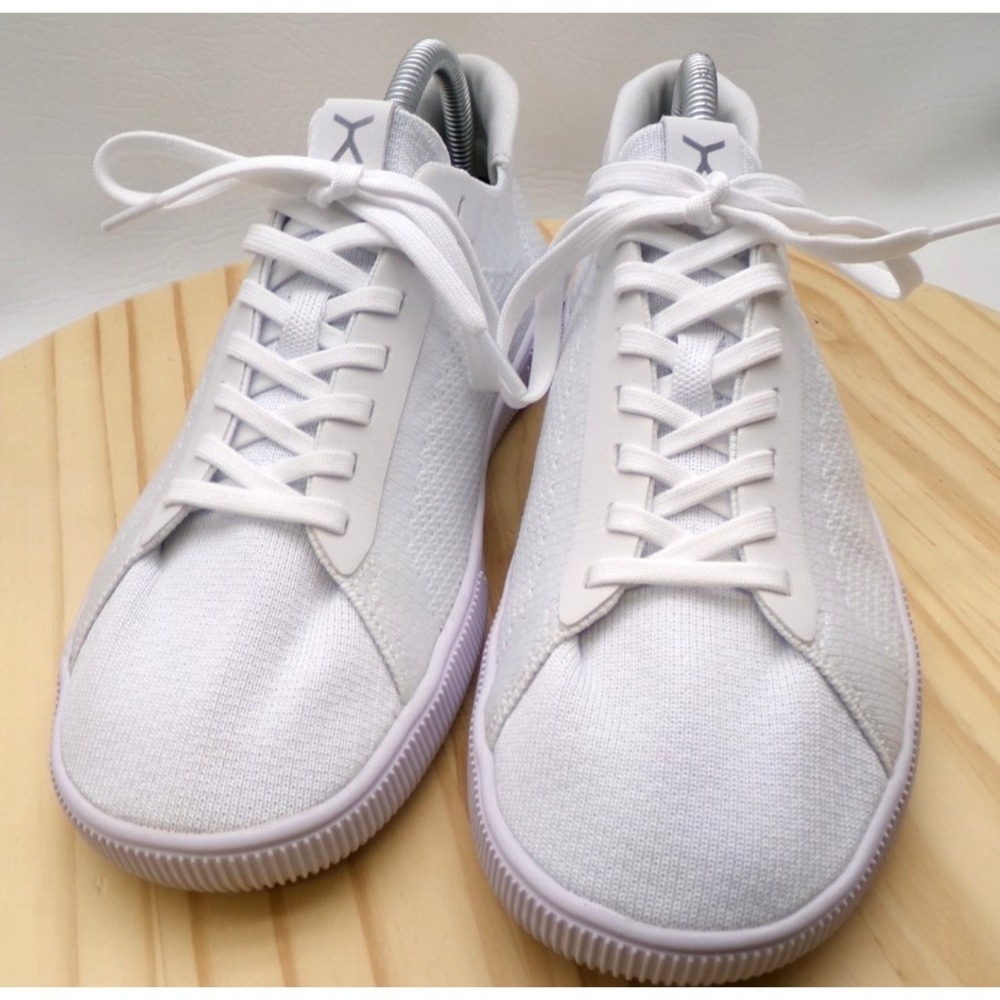 Flux Adapt‎ Trainer Shoes Unisex White Size M 8 W 9 Knit Sneakers Athletic